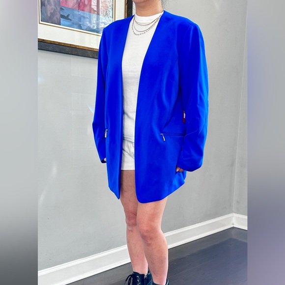 NWT Vince Camuto open front blue blazer/jacket size 16w - Picture 3 of 12